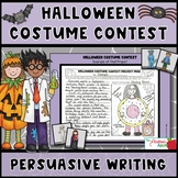 Halloween Persuasive Writing Project - Halloween Costume Contest