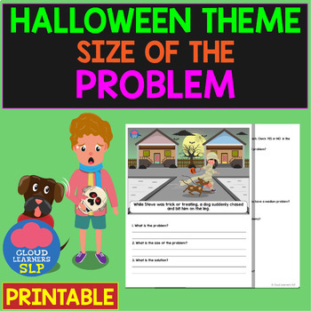 Preview of Halloween Theme - Size of the Problem and Solutions