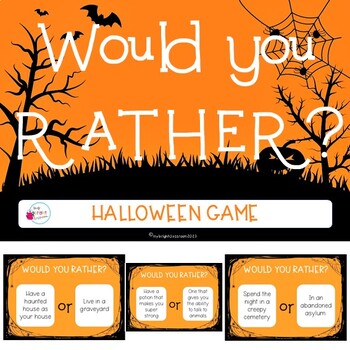 Preview of Halloween Theme Would you Rather