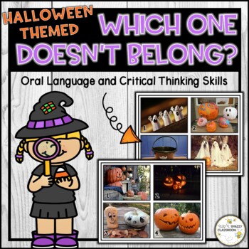Preview of Halloween Themed Activity - Which One Doesn't Belong - Critical Thinking Skills