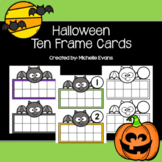 Halloween Themed Blank Ten Frame Cards (Blank)