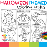 Halloween Themed Coloring Sheets | Multiple Designs Included