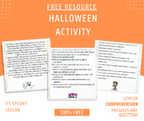 Halloween Themed Comprehension Pack: Levels 1-5