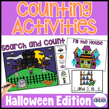 Halloween Themed Counting Activities for Math by Crazy Fun Kinder
