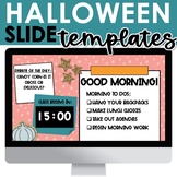 Halloween Themed Editable Timer Slide Templates
