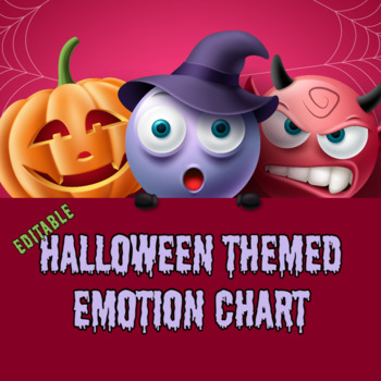 Preview of Halloween Themed Emotion Chart