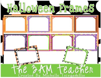 Preview of Halloween-Themed Frames