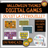 Halloween Themed French Digital Games - Où est la citrouille?