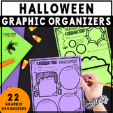 Halloween Themed Graphic Organizers Reading Response Activities