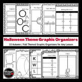 Halloween Themed Graphic Organizers