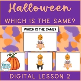 Halloween Themed Identifying The Same/Identical Image Digi