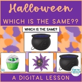 Halloween Themed Identifying The Same/Identical Image Digi