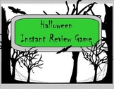 Halloween Themed Instant Review Game