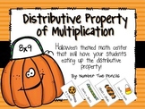 Halloween Themed Math Center: Distributive Property of Mul