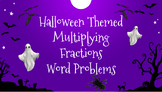 Halloween Themed Multiplying Fractions - Word Problems