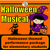 Halloween Themed Musical Performance Script for Elementary