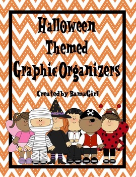 Preview of Halloween Themed Reading Graphic Organizers