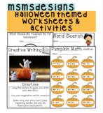 Halloween Themed Worksheets & Activities!
