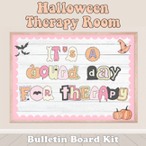 Halloween Therapy Room Bulletin Board Kit | Fall Therapy R