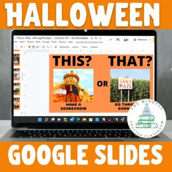 Preview of Halloween | This or That | Writing Prompts | Classroom Game | Brain Break | SEL