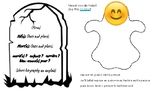 Halloween Tombstone Activity (French Version)