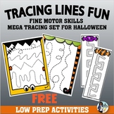 Halloween Tracing Lines  ~ Fine Motor Skills Tracing Cards Set