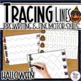 Halloween Tracing Lines for Pre Writing and Fine Motor Ski