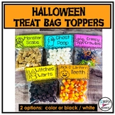 Halloween Treat Bag Labels - HALLOWEEN SNACK TOPPERS