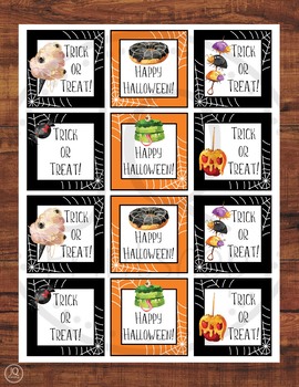 Halloween Treat Tags by JQTeacherShop | Teachers Pay Teachers