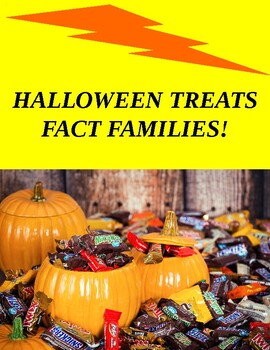 Preview of Halloween Treats Subtraction Fact Families (#1-9)!