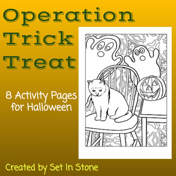 Preview of Halloween Trick or Treat Activities