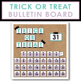Halloween Trick or Treat Advent Calendar for Bulletin Board