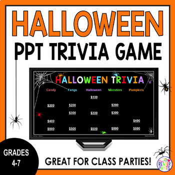 Preview of Halloween Trivia Game - Halloween Party Games - Halloween Activities
