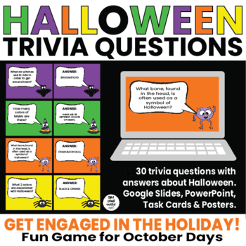 Preview of Halloween Trivia Questions - Fun Halloween Game