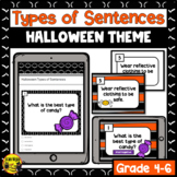 Halloween Types of Sentences Interactive Notebook Lesson a