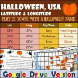 Halloween, USA - Latitude and Longitude Digital Geography 