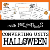 Unit Conversions - Halloween Math