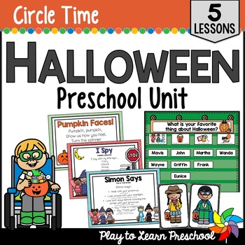 Preview of Halloween Unit | Lesson Plans - Activities for Preschool Pre-K
