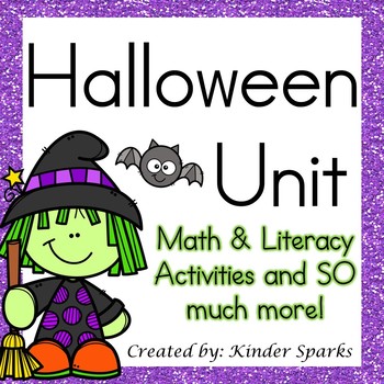 Preview of Halloween Unit- Math, Literacy, and SO Much More!