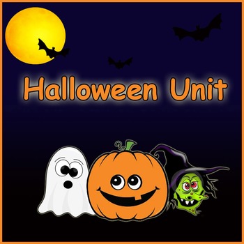 Preview of Halloween Unit Pumpkins Spiders Math Literacy