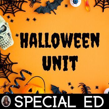 Preview of Halloween Activities for Special Education PRINT AND DIGITAL