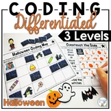 Halloween Activities  Unplugged Coding Worksheets Differentiated
