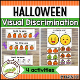 Halloween Visual Discrimination, Matching, Same Different