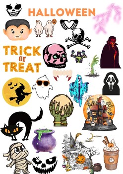 Preview of Halloween Visual Idea Sheet