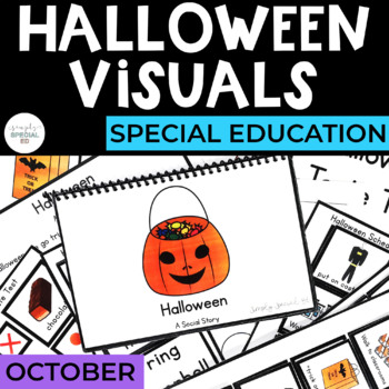 Preview of Halloween Visuals for Special Education