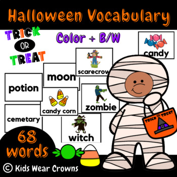 Halloween Vocabulary by Encouraging Englishh