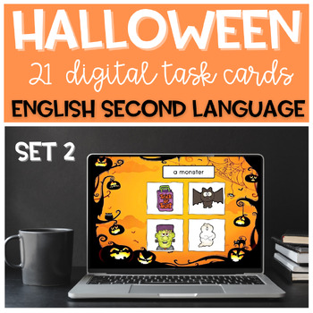 Preview of Halloween Vocabulary Activities EAL ESL Reading Skills SET 2