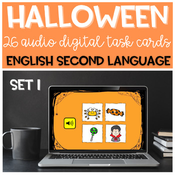 Preview of Halloween Vocabulary Activities EAL ESL Listening Skills SET 1