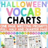 Halloween Vocabulary Anchor Chart