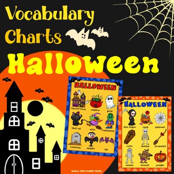Preview of Halloween Vocabulary Charts